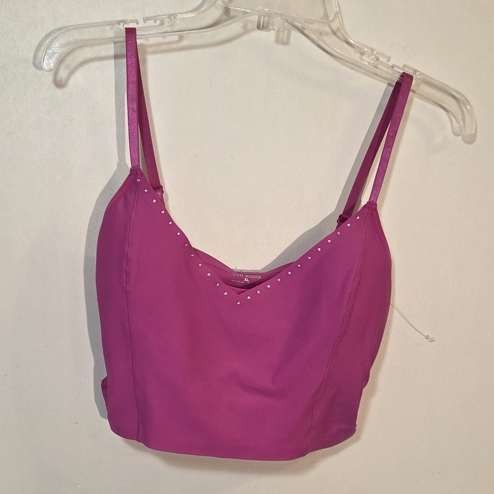 Steve Madden Padded Soft Corset Top